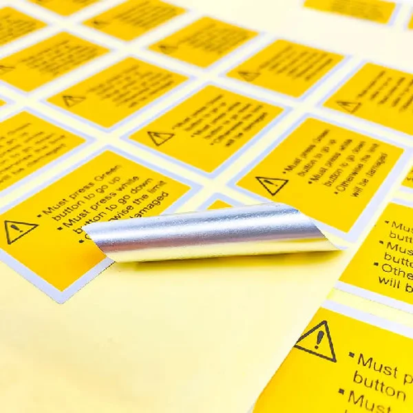 étiquettes d'avertissement et de sécurité personnalisées – durables et conformes