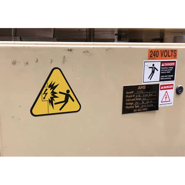 étiquettes de panneaux électriques personnalisées – durables et résistantes à la chaleur