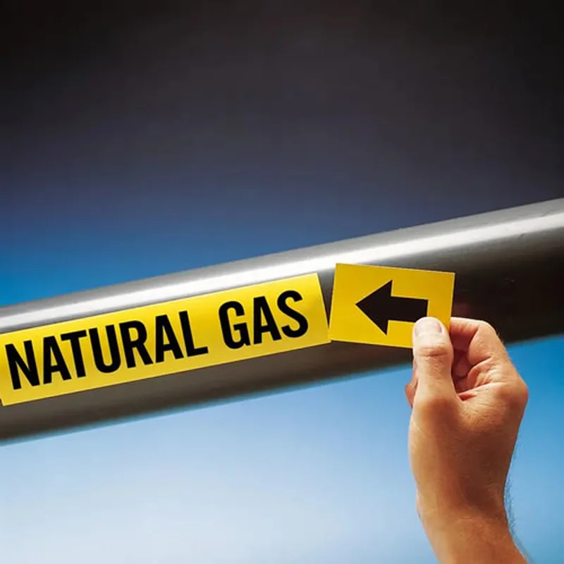 marqueurs de tuyaux personnalisés – étiquettes de pipelines industriels pour la sécurité et la conformité