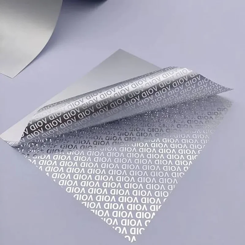 ملصق مقاوم للعبث ، ملصق باطل ، ورق هش ، مصنع طباعة الملصقات