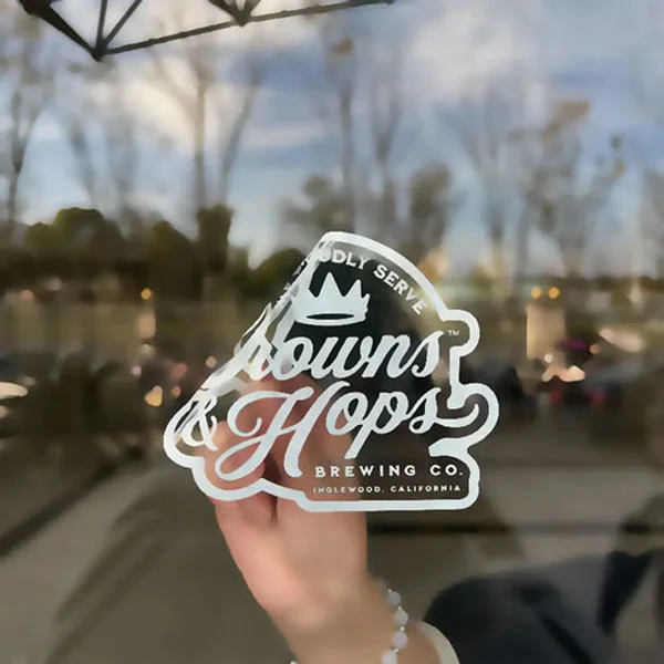 Custom Static Cling Stickers for Windows and Smooth Surfaces