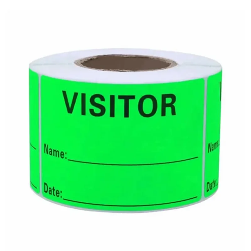 etiqueta fluorescente, pegatina reflectante, fábrica de impresión de etiquetas de 3 m