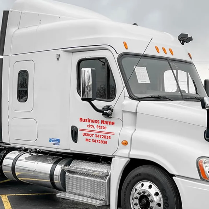 Custom Truck Stickers | Heavy-Duty Labeling Expert