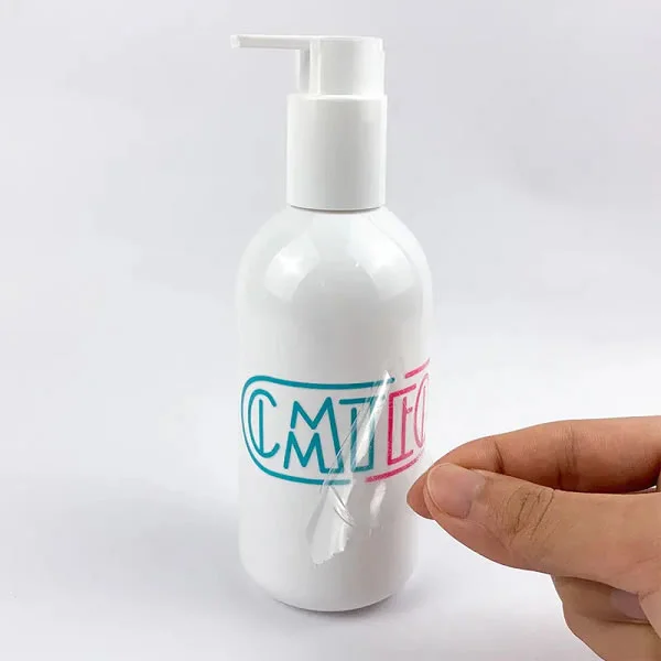 autocollant de texte auto-adhésif, étiquette en métal doré, usine d'impression d'étiquettes