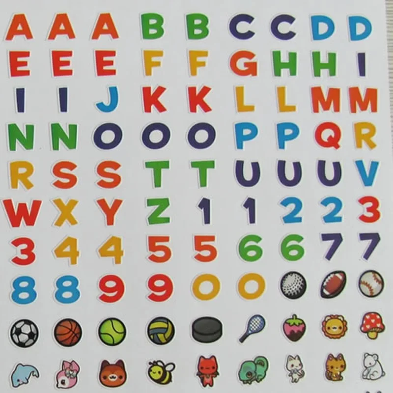 autocollants de transfert de lettrage personnalisés – lettres en vinyle nettes et faciles à appliquer