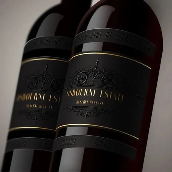 étiquette auto-adhésive, étiquette solaire, étiquette de vin, usine d'impression d'étiquettes