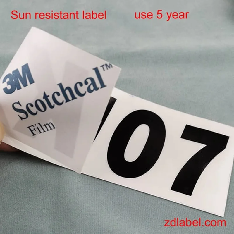 étiquettes personnalisées résistantes aux UV – autocollants d'extérieur résistants à la décoloration