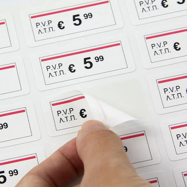 étiquettes personnalisées sur le dos – autocollants multicouches amovibles