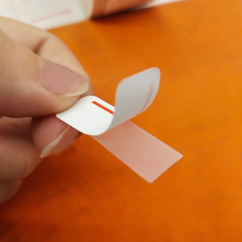 étiquettes personnalisées sur le dos – autocollants multicouches amovibles