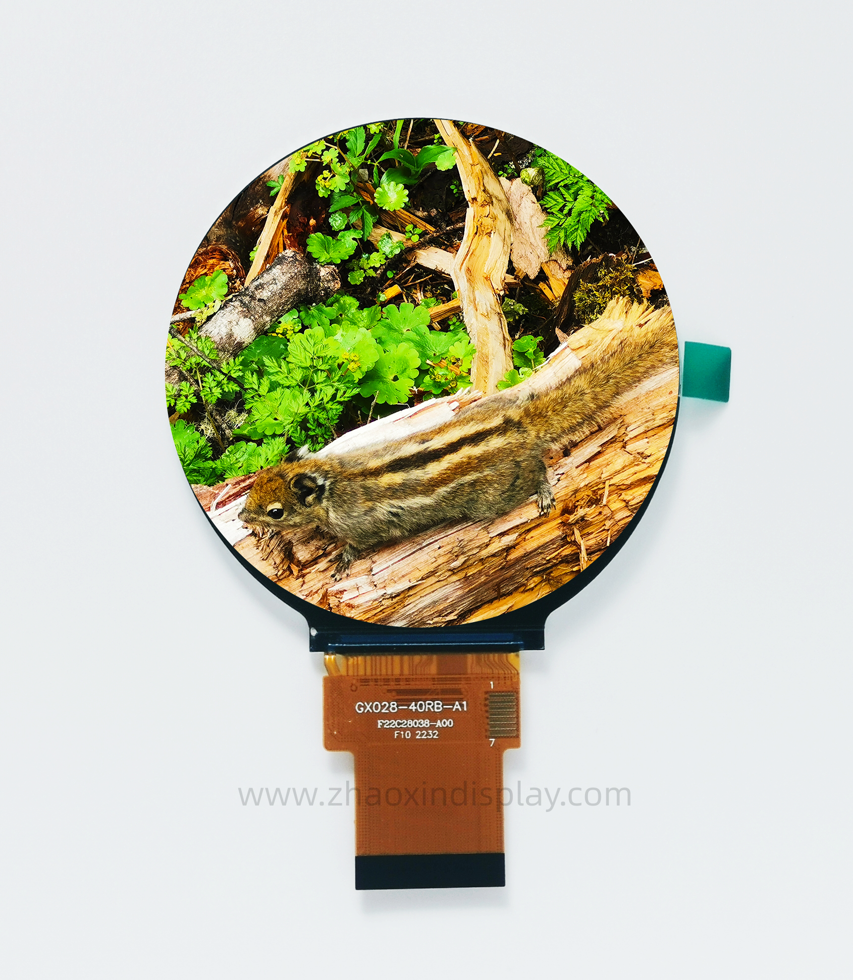 2.1 inch round LCD TFT display custom 480*480 screen touch panel