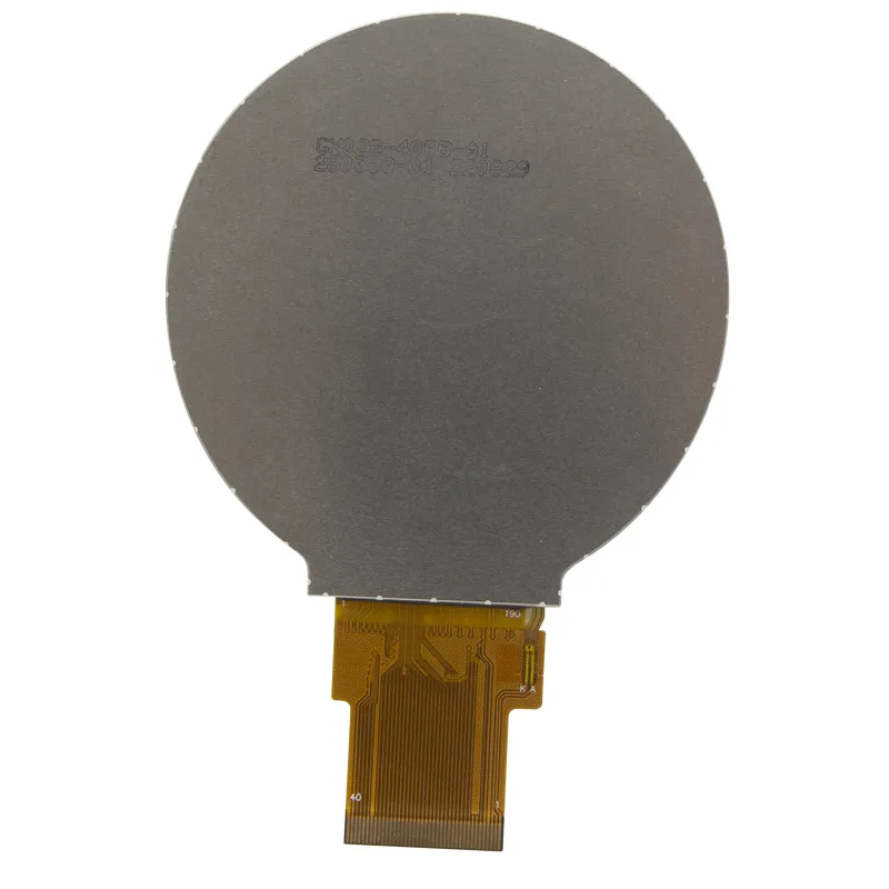 2.76 inch round TFT LCD display RGB full viewing touch screen
