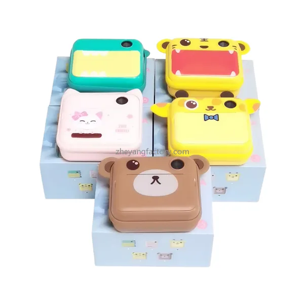 2.4 inch 1080P WiFi dinosaur video recording kids instant print camera