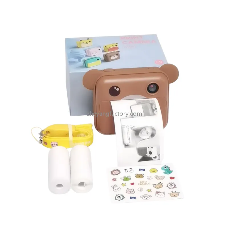 2.4 inch 1080P WiFi dinosaur video recording kids instant print camera