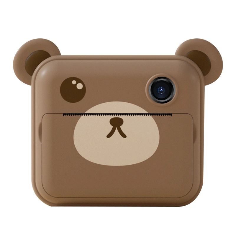 2.4 inch 1080P WiFi bear selfie video kids instant print camera