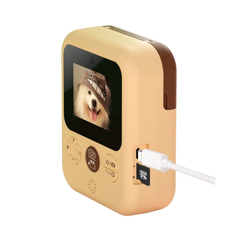 2.4 inch 1080P video recording kids instant print camera