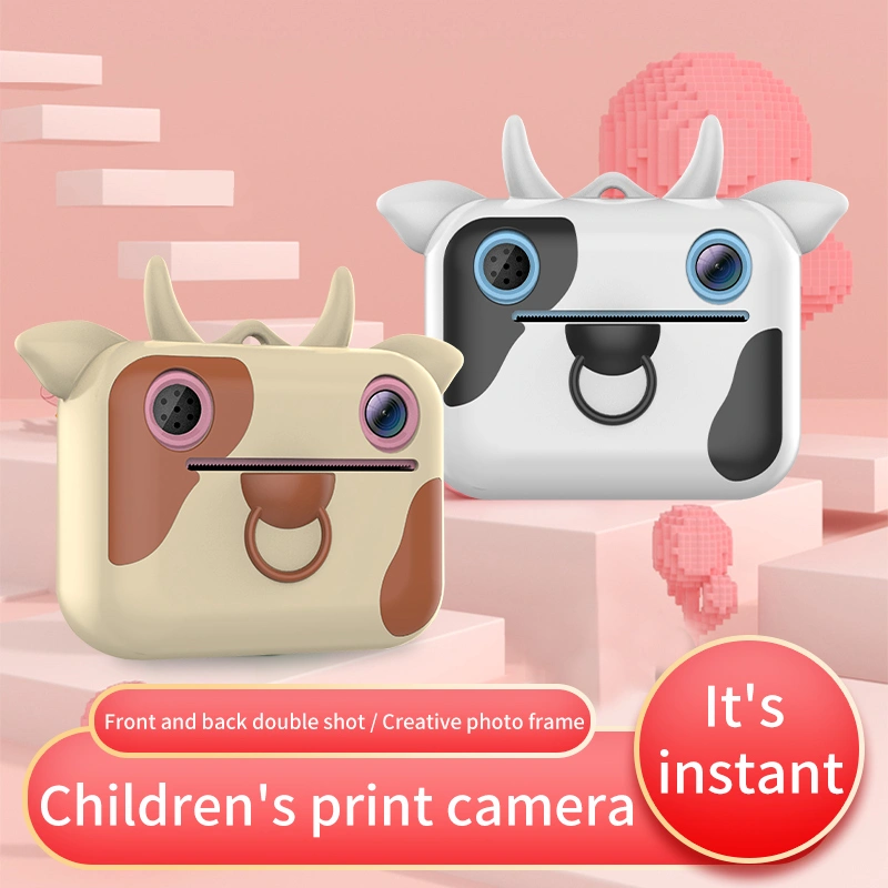 2.4 inch 1080P video recording kids instant print camera