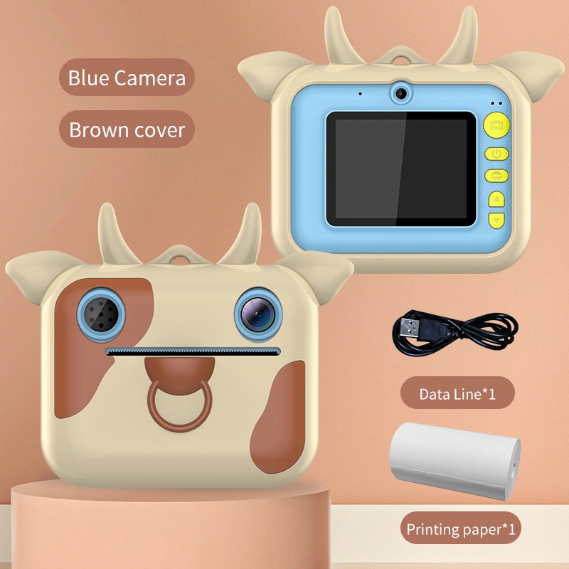 2.4 inch 1080P video recording kids instant print camera