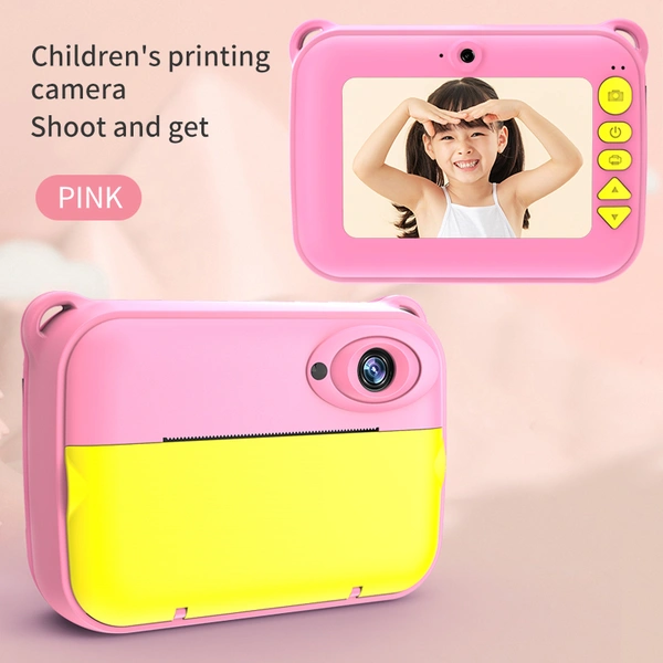 2.4 inch 1080P video recording kids instant print camera