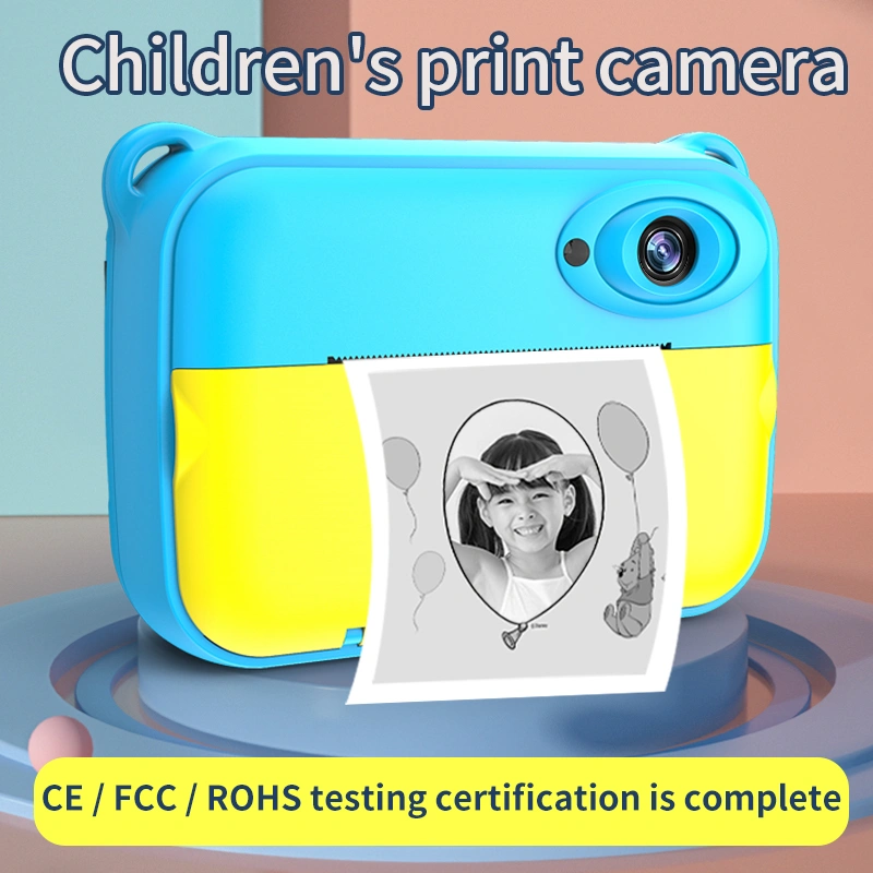 2.4 inch 1080P video recording kids instant print camera