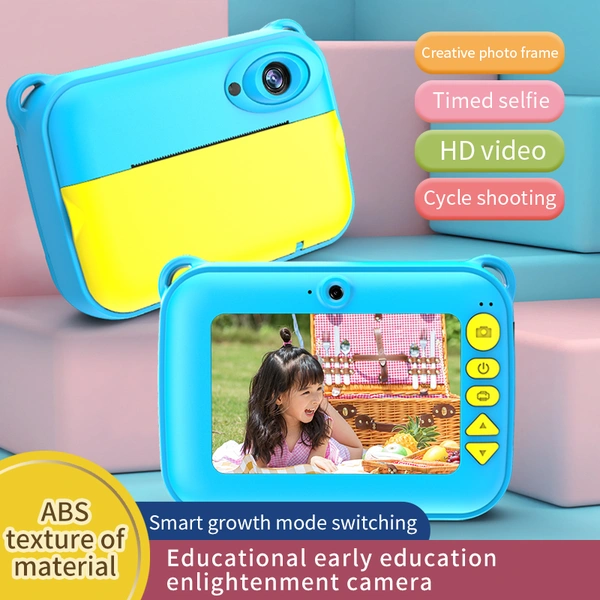 2.4 inch 1080P video recording kids instant print camera