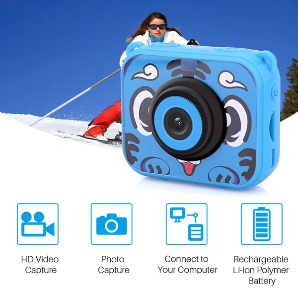 2.0 inch 1080P video recording waterproof kids action camera
