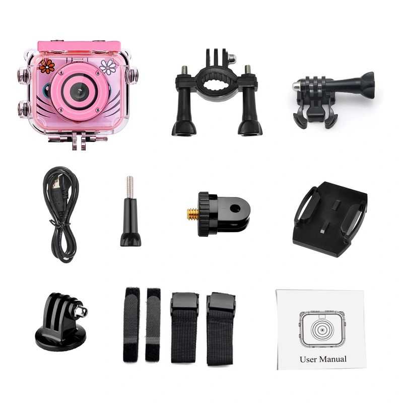 2.0 inch 1080P video recording waterproof kids action camera