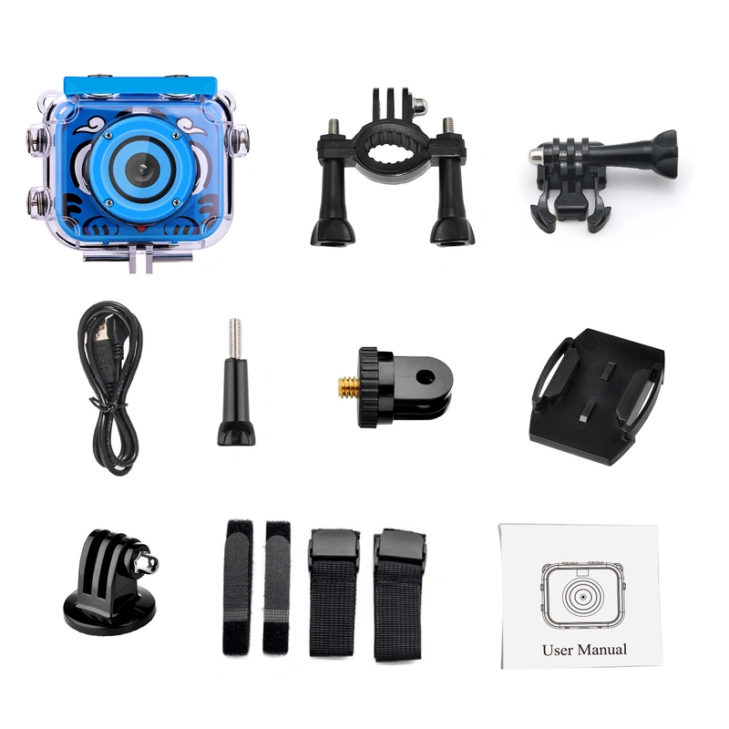 2.0 inch 1080P video recording waterproof kids action camera