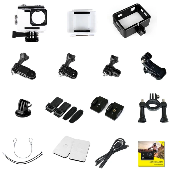 2.0 inch IPS 4K WiFi recording waterproof adult action camera