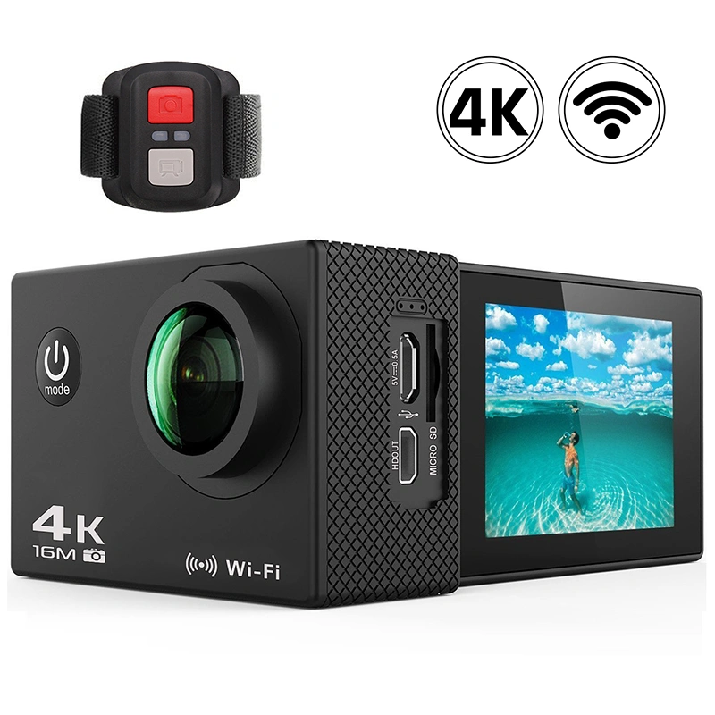2.0 inch 4K 16MP video recording waterproof adult action camera