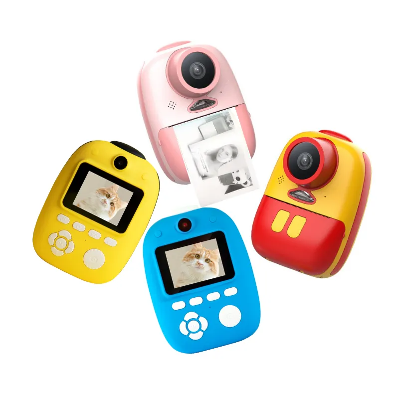 2.0 inch 1080P video recording LED light kids instant print camera