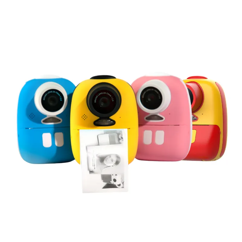 2.0 inch 1080P video recording LED light kids instant print camera