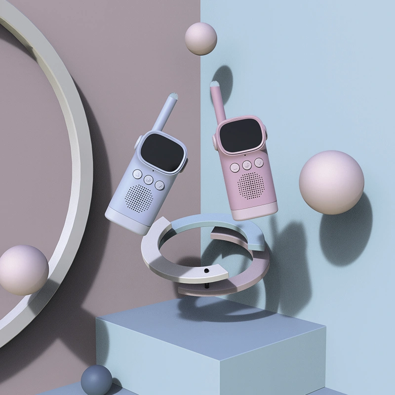 1.5 inch LED light 3km walkie talkie for kids