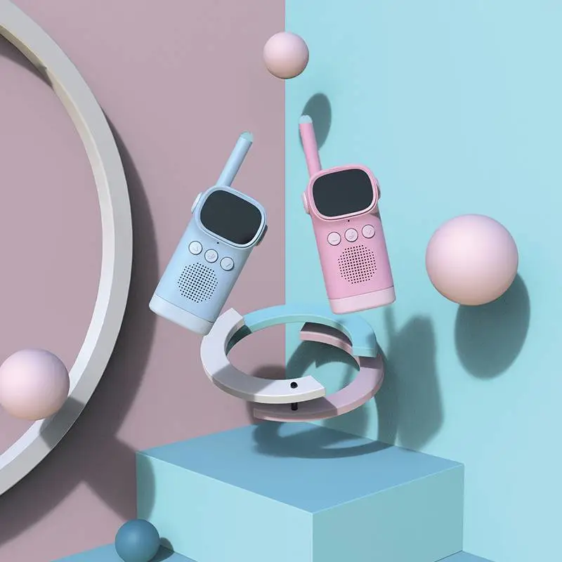 1.5 inch LED light 3km walkie talkie for kids