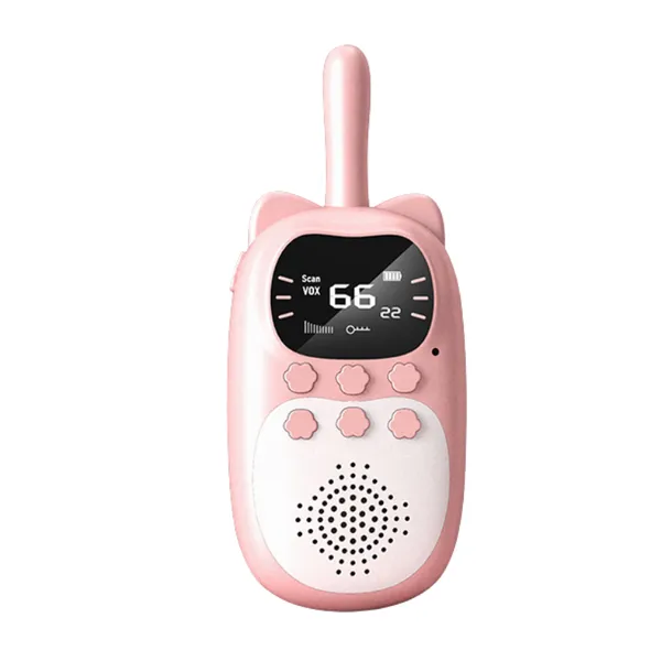 1.5 inch LED light 1000mAh 3km walkie talkie for kids