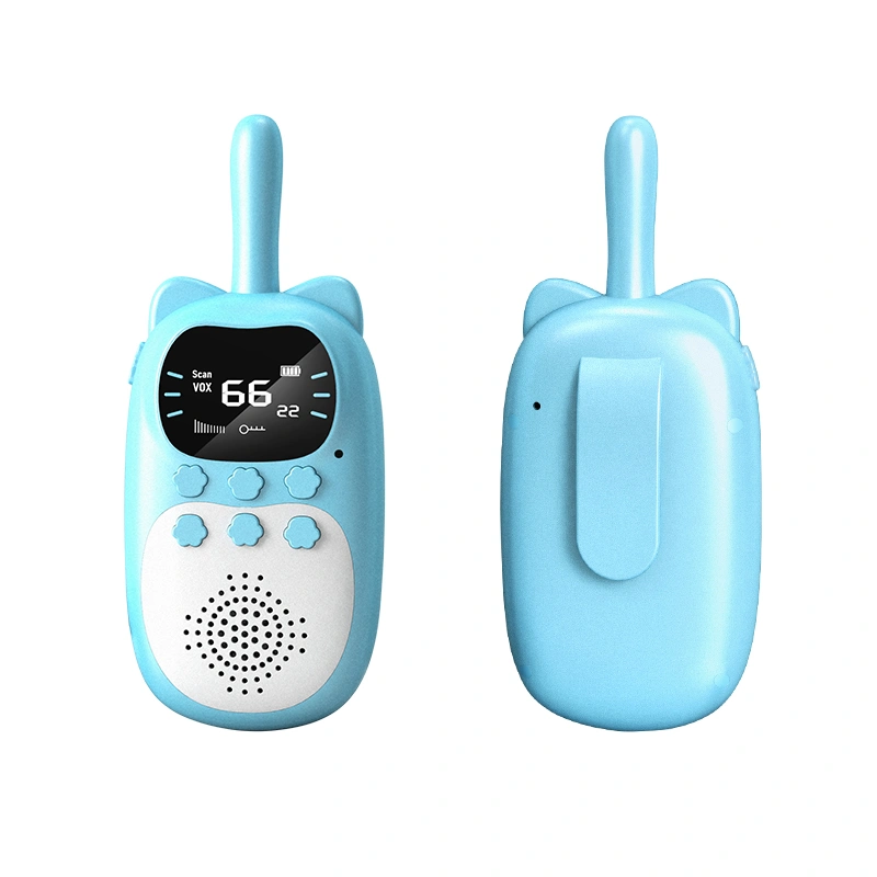 1.5 inch LED light 1000mAh 3km walkie talkie for kids
