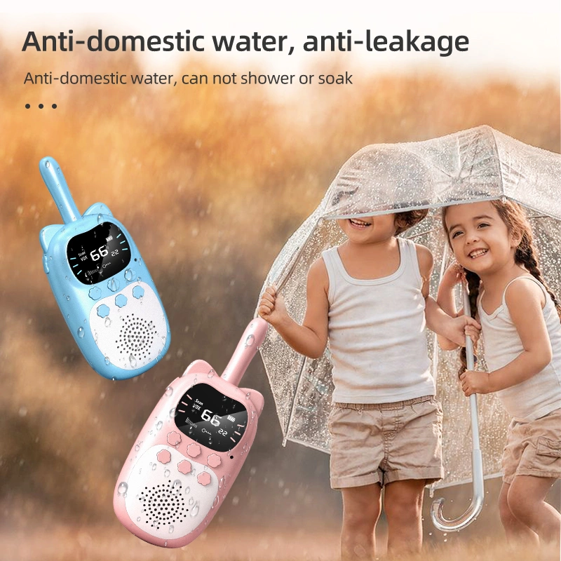 1.5 inch LED light 1000mAh 3km walkie talkie for kids