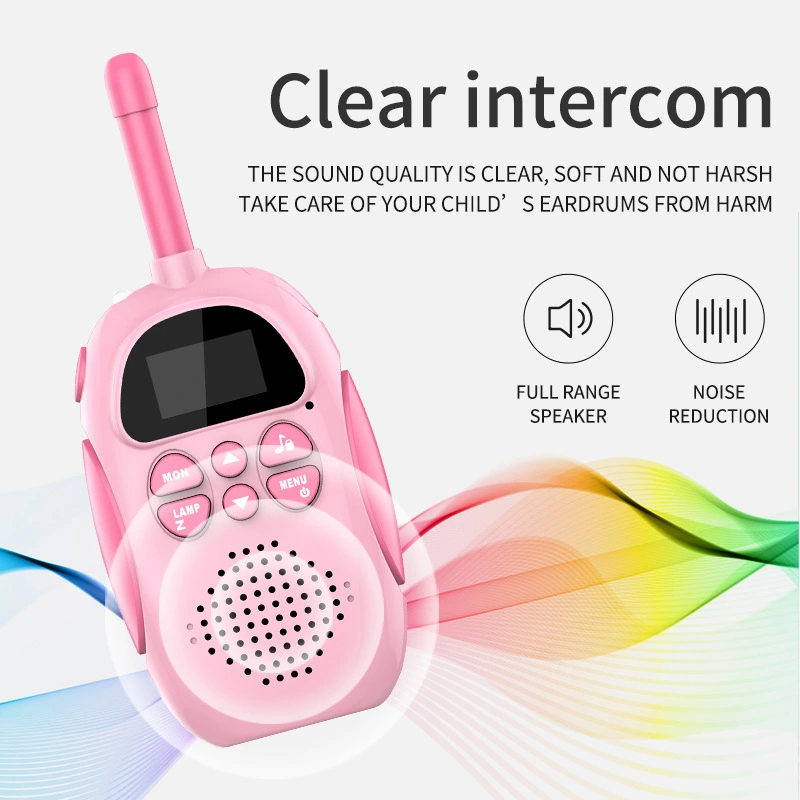 1.5 inch LED light 1000mAh 3km walkie talkie for kids