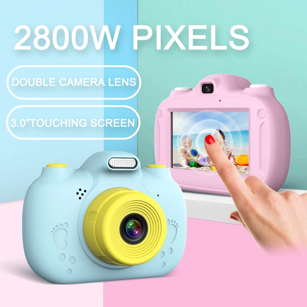3 inch touch screen WiFi filter selfie kids camera touch screen
