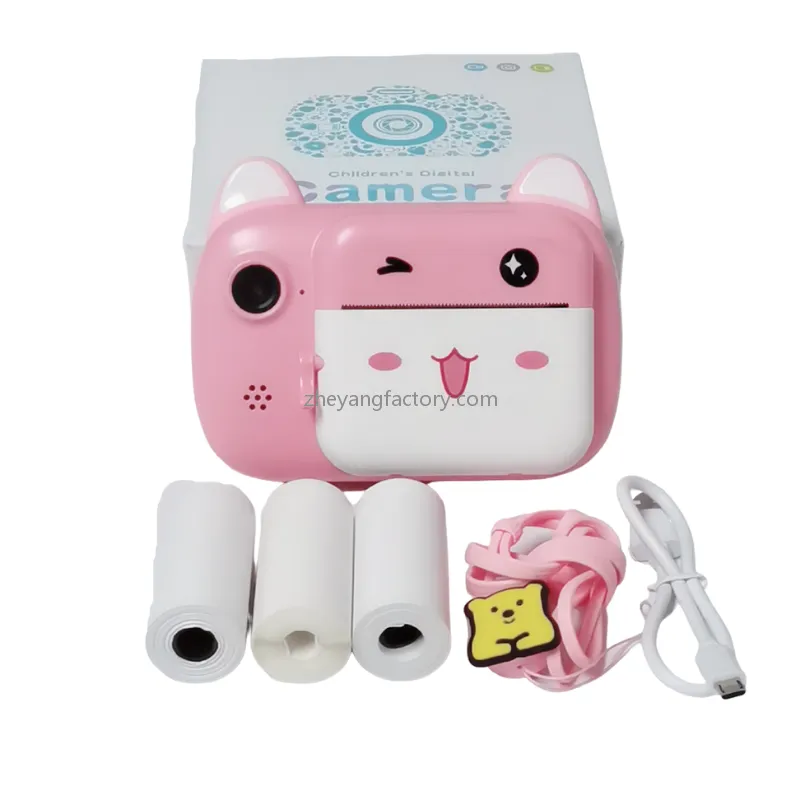 2.4 inch 24MP 1080P video recording kids instant print camera