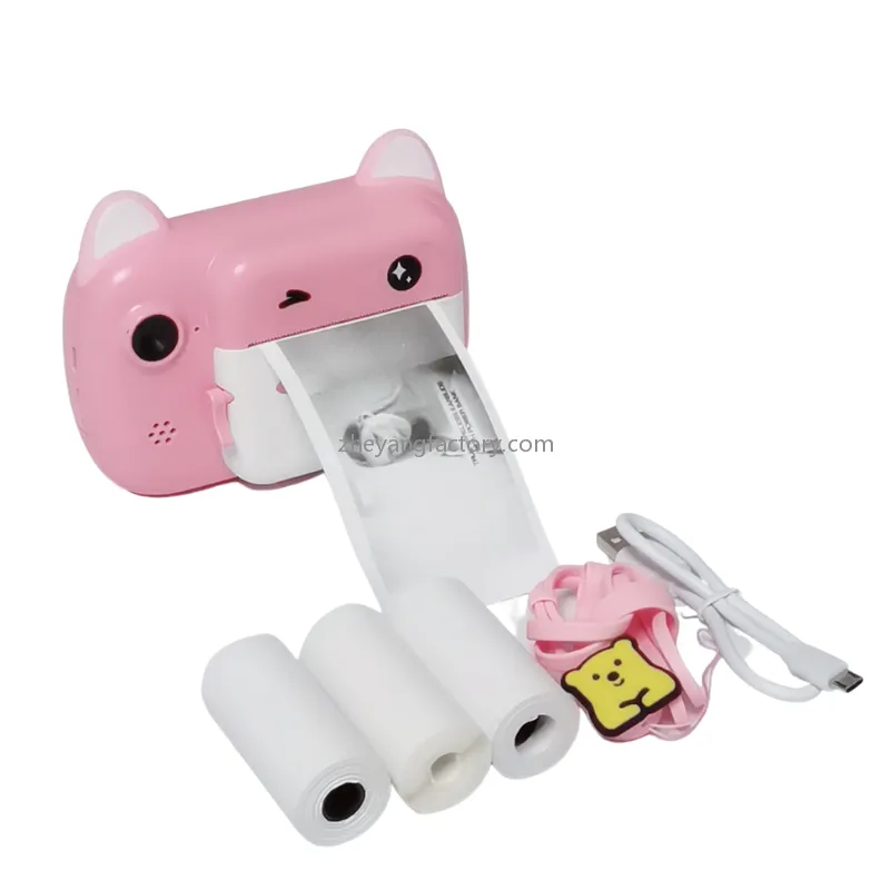 2.4 inch 24MP 1080P video recording kids instant print camera