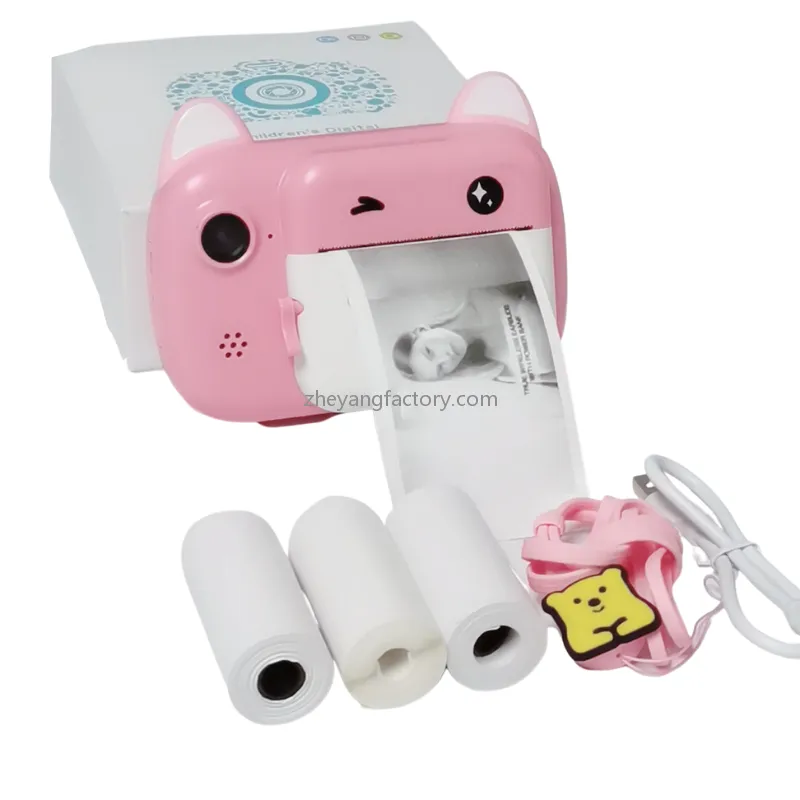2.4 inch 24MP 1080P video recording kids instant print camera