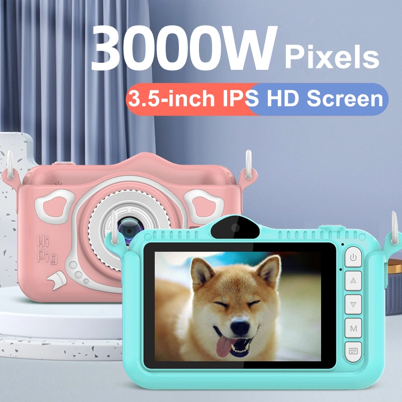3.5 inch HD 1080P 800mAh 30MP selfie kids digital camera