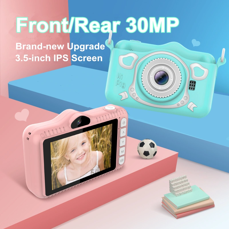3.5 inch HD 1080P 800mAh 30MP selfie kids digital camera