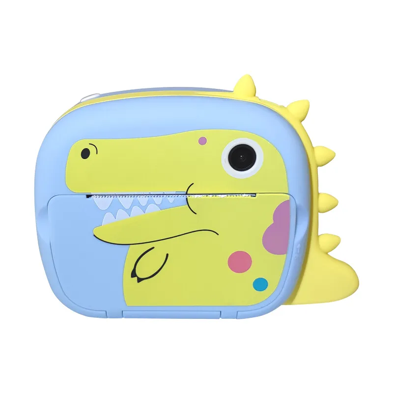 2.4 inch 4K 1080P WiFi dinosaur video kids instant print camera