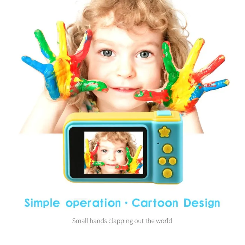 2.0 inch HD 1080P 400mAh 15MP selfie kids digital camera