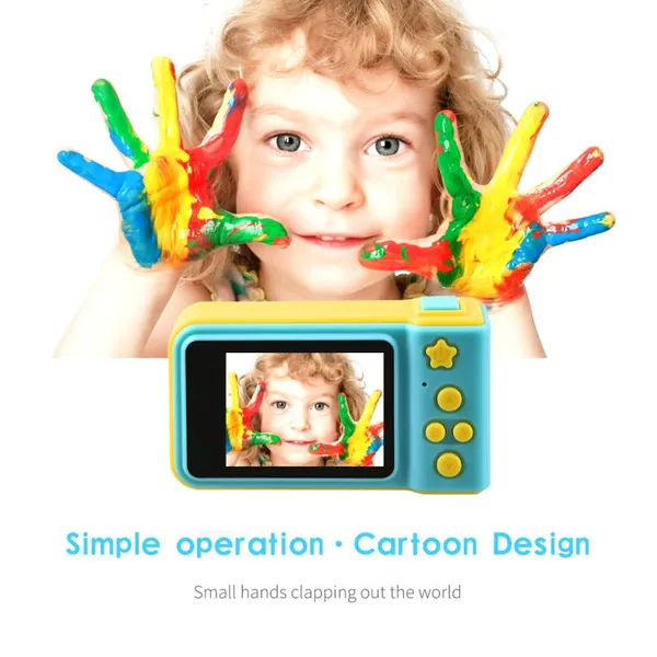 2.0 inch HD 1080P 400mAh 15MP selfie kids digital camera