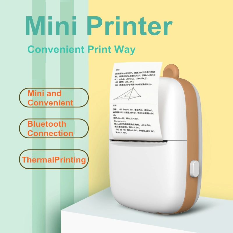 200dpi inkless bluetooth mini printer portable mini thermal printer