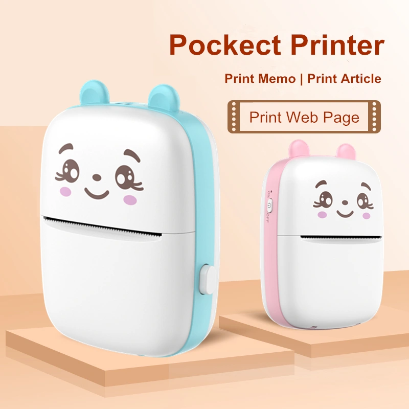 200dpi inkless bluetooth mini printer portable mini thermal printer