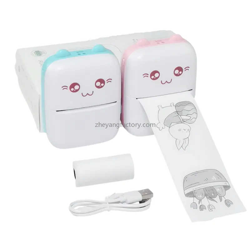 200dpi inkless bluetooth mini printer portable mini thermal printer