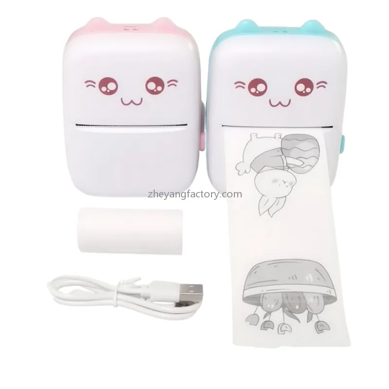 200dpi inkless bluetooth mini printer portable mini thermal printer